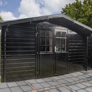 Blokhut - - Blokhut - Tuinhuis Gunda | 40 mm | vuren groen geïmpregneerd