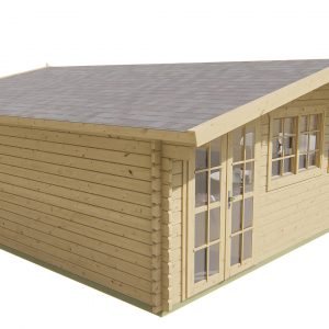 Blokhut - - Blokhut - Tuinhuis Helle | 44 mm | vuren Red Class Wood geïmpregneerd