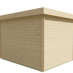 Blokhut - - Blokhut - Tuinhuis Hypermodern | 28 mm | vuren groen geïmpregneerd