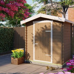 Blokhut - - Blokhut - Tuinhuis Irina | 19 mm | vuren honinggeel geïmpregneerd