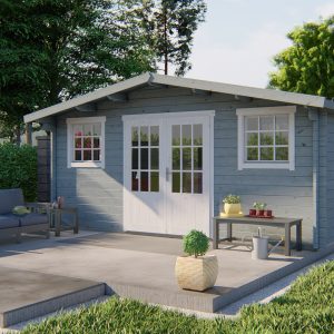 Blokhut - - Blokhut - Tuinhuis Jackalyn | 40 mm | onbehandeld