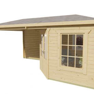 Blokhut - - Blokhut - Tuinhuis Jutta | 44 mm | Red Class Wood geïmpregneerd