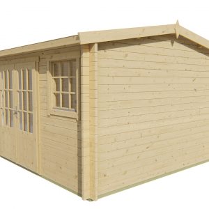 Blokhut - - Blokhut - Tuinhuis Jenny | 40 mm | bruin geïmpregneerd