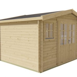 Blokhut - - Blokhut - Tuinhuis Juha | 28 mm | vuren Red Class Wood geïmpregneerd