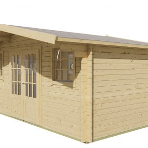 Blokhut - - Blokhut - Tuinhuis Karen | 40 mm | onbehandeld