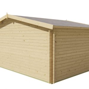 Blokhut - - Blokhut - Tuinhuis Karen | 40 mm | groen geïmpregneerd