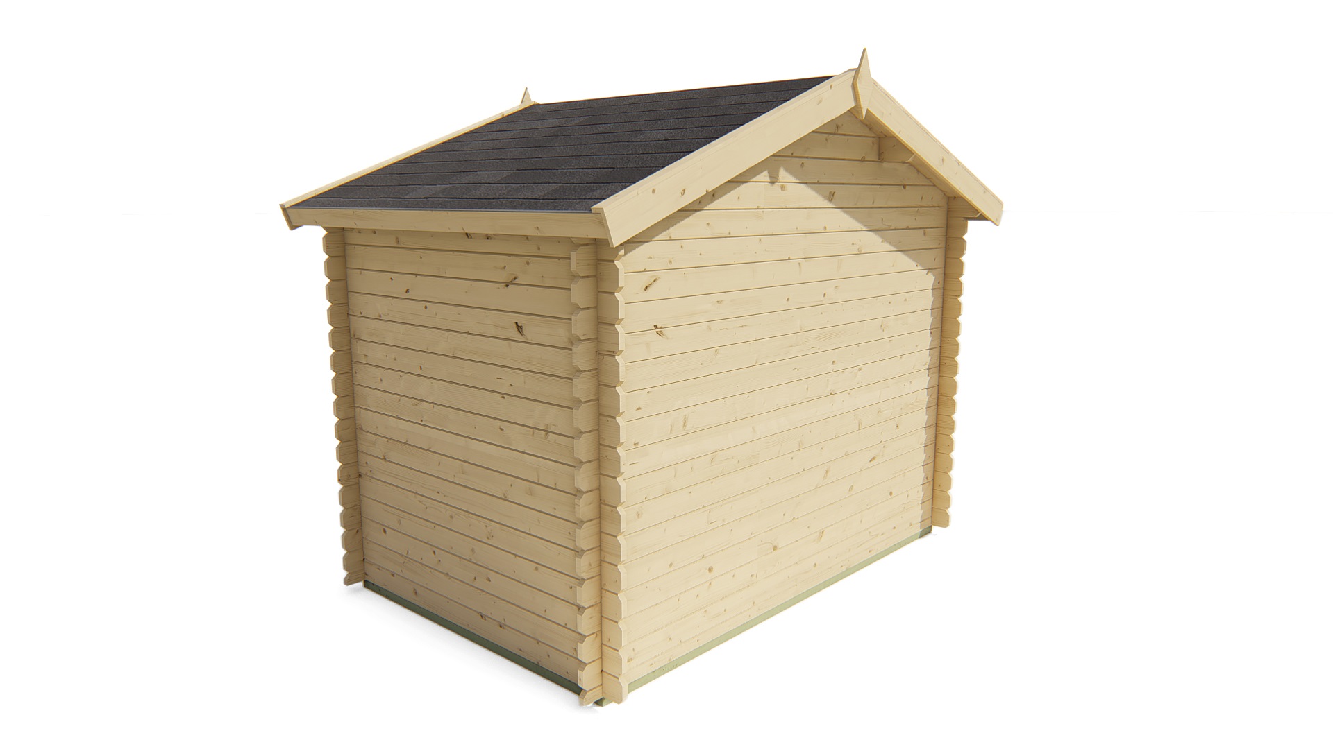 Blokhut - - Blokhut - Tuinhuis Sten | 28 mm | vuren honinggeel geïmpregneerd