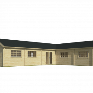 Blokhut - - Blokhut - Tuinhuis Maynooth | 70 mm | grijs geïmpregneerd