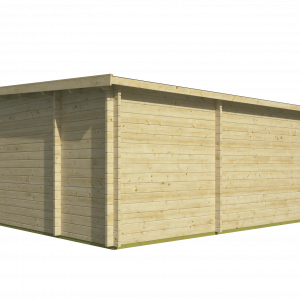 Blokhut - - Blokhut - Tuinhuis Meg | 44 mm | grijs geïmpregneerd