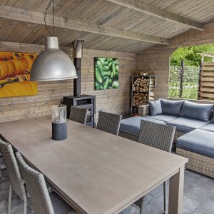 Blokhut - - Blokhut - Tuinhuis Mokka | 40 mm | vuren Red Class Wood geïmpregneerd