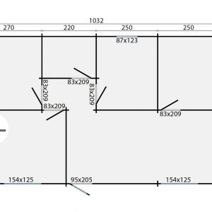 Blokhut - - Blokhut - Tuinhuis Navarra | 44 mm | bruin geïmpregneerd