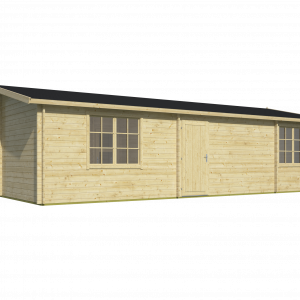 Blokhut - - Blokhut - Tuinhuis Navarra | 44 mm | groen geïmpregneerd