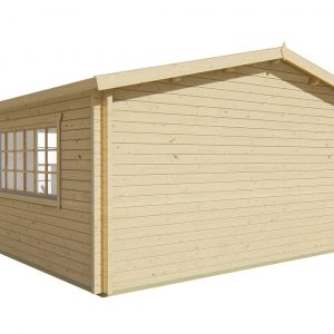 Blokhut - - Blokhut - Tuinhuis Nottingham | 58 mm | vuren bruin geïmpregneerd