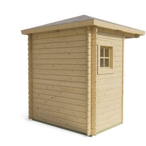 Blokhut - - Blokhut - Tuinhuis Petra | 28 mm | bruin geïmpregneerd