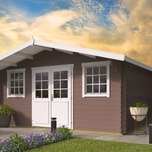 Blokhut - - Blokhut - Tuinhuis Rika | 44 mm | vuren Red Class Wood geïmpregneerd