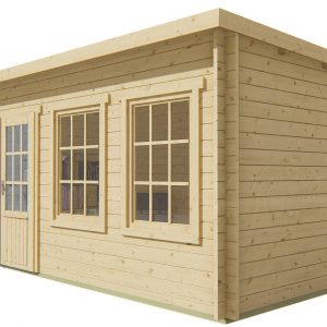 Blokhut - - Blokhut - Tuinhuis Sadie | 40 mm | honinggeel geïmpregneerd