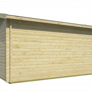 Blokhut - - Blokhut - Tuinhuis Shannon | 40 mm | grijs geïmpregneerd