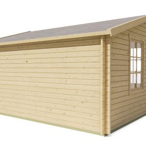 Blokhut - - Blokhut - Tuinhuis Tane | 40 mm | vuren bruin geïmpregneerd