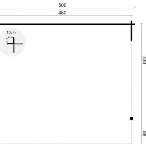Blokhut - - Blokhut - Tuinhuis Thüringen | 44 mm | vuren Red Class Wood geïmpregneerd
