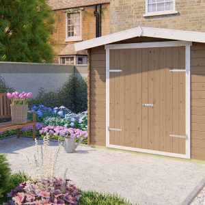 Blokhut - - Blokhut - Tuinhuis Valery | 19 mm | vuren bruin geïmpregneerd