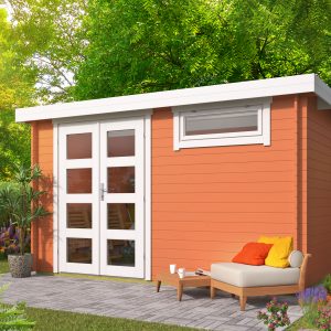 Blokhut - - Blokhut - Tuinhuis Ulmod | 28 mm | Red Class Wood geïmpregneerd