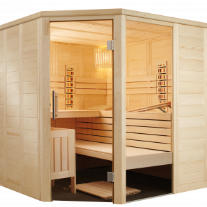 Binnensauna Alaska - Binnensauna Alaska corner infra+