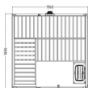 Binnensauna Family - Binnensauna Family L