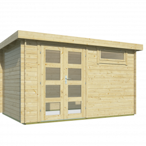 Blokhut - - Blokhut - Tuinhuis Ulmod | 28 mm | onbehandeld