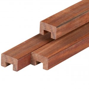 Angelim vermelho - Angelim vermelho hardhout afdekkap 4,5 x 7,0 x 250 cm geschaafd