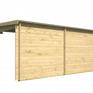 Blokhut - - Blokhut - Tuinhuis Dora | 28 mm | bruin geïmpregneerd