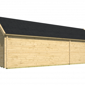 Blokhut - - Blokhut - Tuinhuis Big Lauren | 70 mm | vuren honinggeel geïmpregneerd