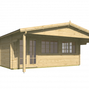 Blokhut - - Blokhut - Tuinhuis Jackson | 70 mm | grijs geïmpregneerd