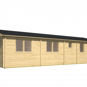 Blokhut - - Blokhut - Tuinhuis Letterkenny | 70 mm | vuren groen geïmpregneerd