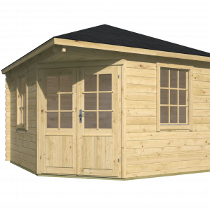 Blokhut - - Blokhut - Tuinhuis Nilsson | 44 mm | vuren Red Class Wood geïmpregneerd