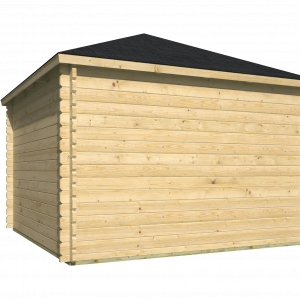 Blokhut - - Blokhut - Tuinhuis Nilsson | 44 mm | vuren bruin geïmpregneerd