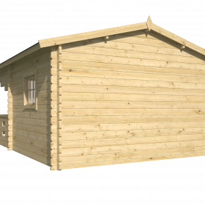 Blokhut - - Blokhut - Tuinhuis Sanstrov | 44 mm | vuren bruin geïmpregneerd