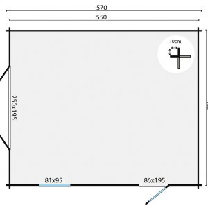 Garage Rydell - Garage Rydell | 58 mm | vuren groen geïmpregneerd