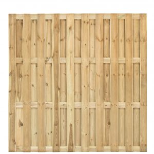 Tuinscherm grenen - Tuinscherm grenen groen geïmpregneerd, Ermelo 180 x 180 cm