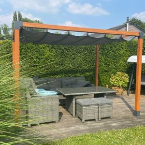 Harmonicadoek 290 - Harmonicadoek 290 x 400 cm lichtgrijs