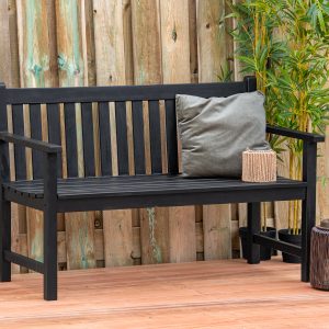 Tuinbank Nice, - Tuinbank Nice, zwart gespoten