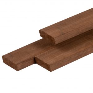 Thermoline ayous - Thermoline ayous hardhout rhombus profiel 1,8 x 6,8 x 280 cm thermisch gemodificeerd, geschaafd