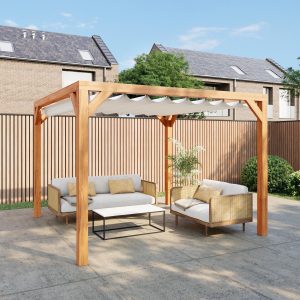 Red Class - Red Class Wood pergola 324 x 424 cm
