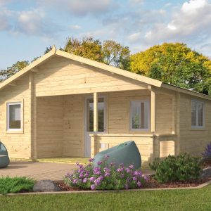 Blokhut - - Blokhut - Tuinhuis Kay | 70 mm | vuren Red Class Wood geïmpregneerd