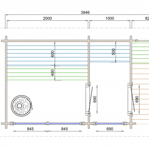 Saunahuis Tampere - Saunahuis Tampere M 40 mm