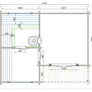 Saunahuis Juuka - Saunahuis Juuka 40 mm