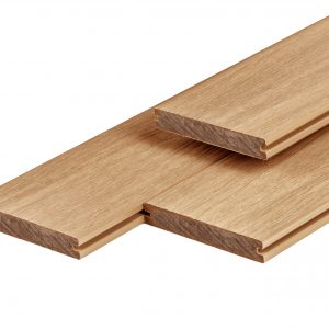 PuraShield composiet - PuraShield composiet vlonderplank 2,3 x 13,8 x 500 cm, cedar, massief, fijne houtnerf, clip systeem