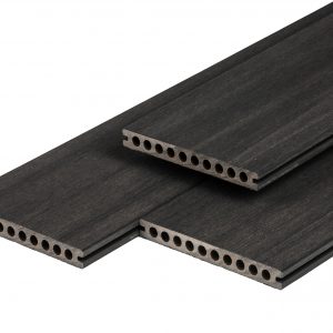 PuraShield composiet - PuraShield composiet vlonderplank 2,3 x 21,0 x 400 cm, ebony black, semi-massief, fijne houtnerf, clip systeem