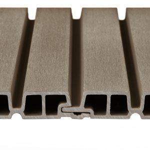 PuraTech 55 - PuraTech 55 composiet dubbel profiel 3,3 x 17,0 x 390 cm, light grey, fijne houtnerf