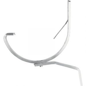 Gootbeugel type 2, aluminium zinkgrijs, 100 mm