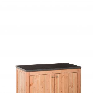 Buitenkeuken dubbel 60 Excellent, 60 x 109 x 56 cm (HxBxD) met deuren, onbehandeld. - Woodvision